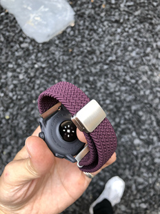 卡客风暴 磁吸扣适用高驰pace3表带编织pace2弹力APEX回环织物