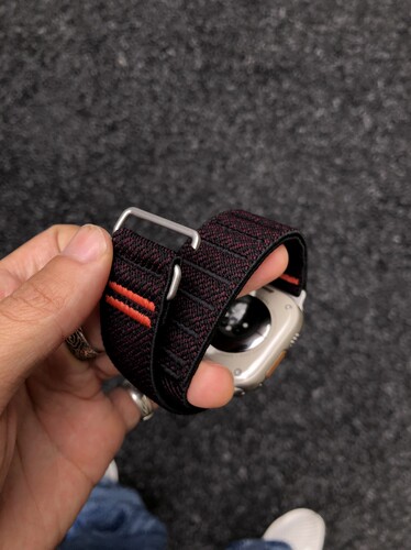 卡客风暴 弹力编织适用苹果iwatch10手表表带s11挂扣ultra3加宽26