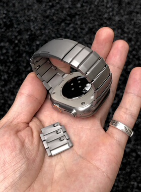 卡客风暴 快拆跑车款适用苹果iwatch表带ultra3金属s11钢带10 987