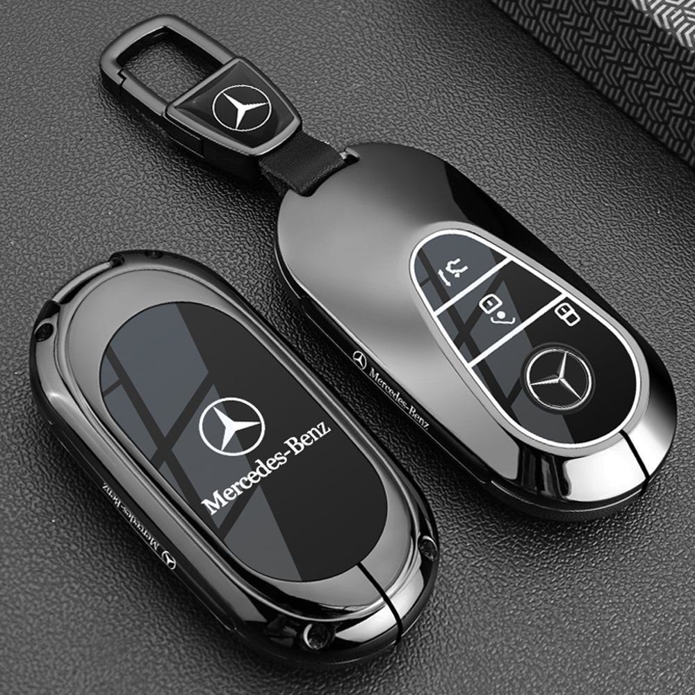 适用2024款奔驰E300L钥匙套GLC300L C260L壳C200车扣S400男e350el