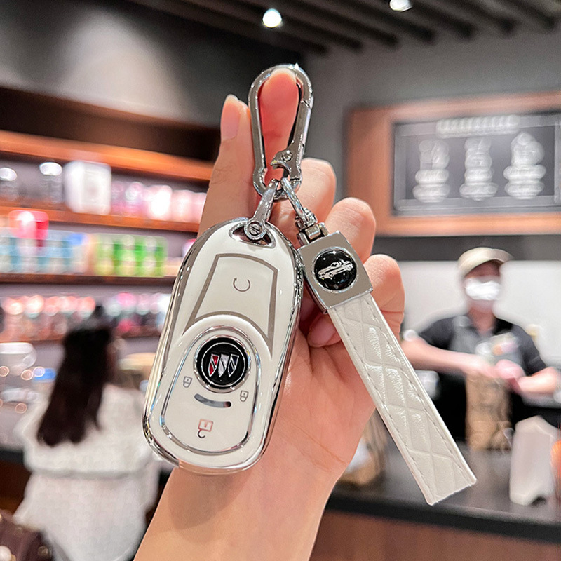 适用别克微蓝6钥匙套昂科拉GX微蓝7汽车钥匙包装饰扣VELITE5高档