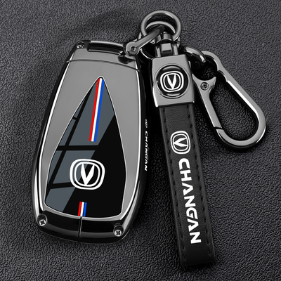 2025新长安cs75plus专用钥匙套25款第四代三代冠军版车金属壳扣男