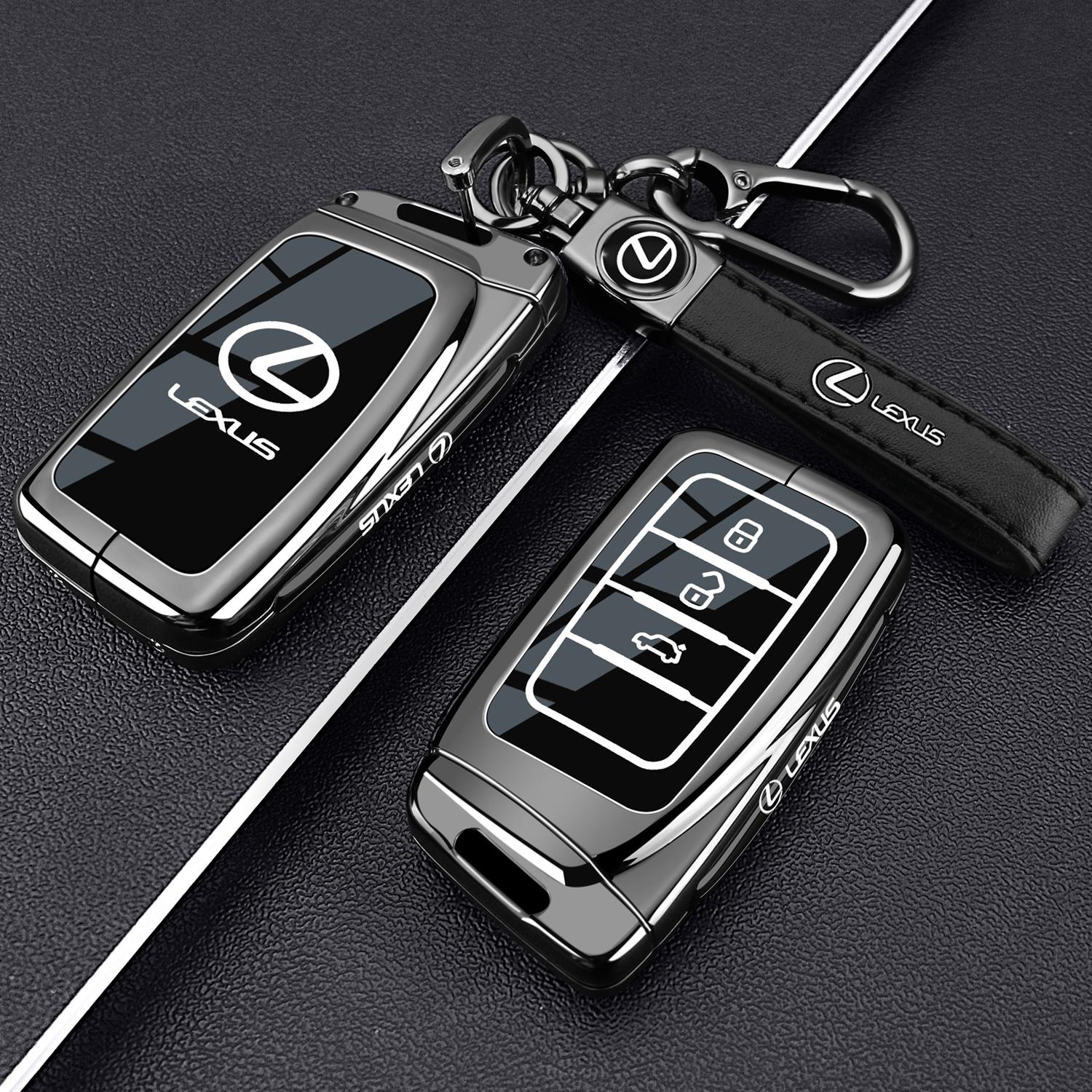 雷克萨斯钥匙套13~25款es250/200/300h/rx450h/nx350/ux260车壳扣