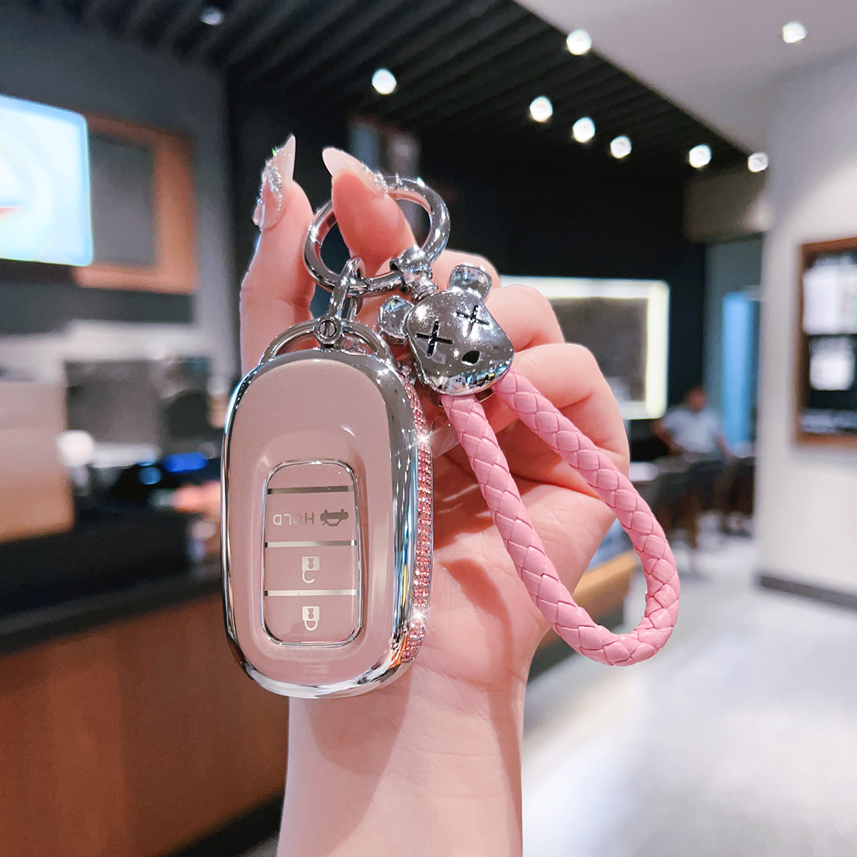 适用BTcrv钥匙十一代雅阁思域xrv皓影型格英诗派冠道凌派壳扣包