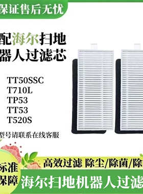 适用海尔扫地机TT50SSC/T710L/TP53/TT53/T520S配件高效过滤滤网