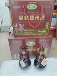 连州连南特产瑶寨情十年陳釀黄精糯米酒原浆酒500mLX2瓶x3盒