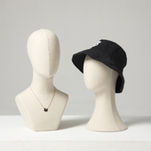 高档男女包布插针头模帽子发箍眼镜服装 店衣架橱窗陈列道具展示架