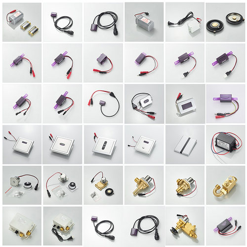 适用小便斗感应器配件电磁阀