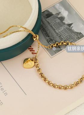 可调节手链炫小虫钛钢欧美女