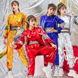 原创爵士舞现代舞女团演出服曳步舞龙舞狮架子鼓DS拉拉队表演服女