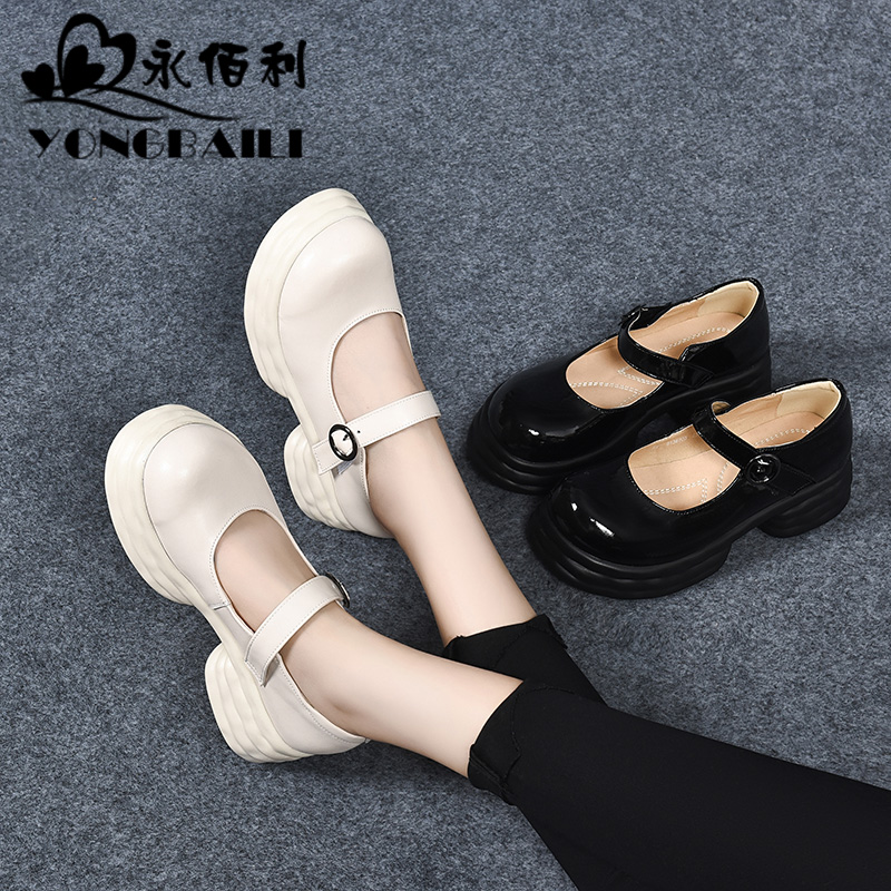 复古罗马单鞋松糕厚底春夏女鞋