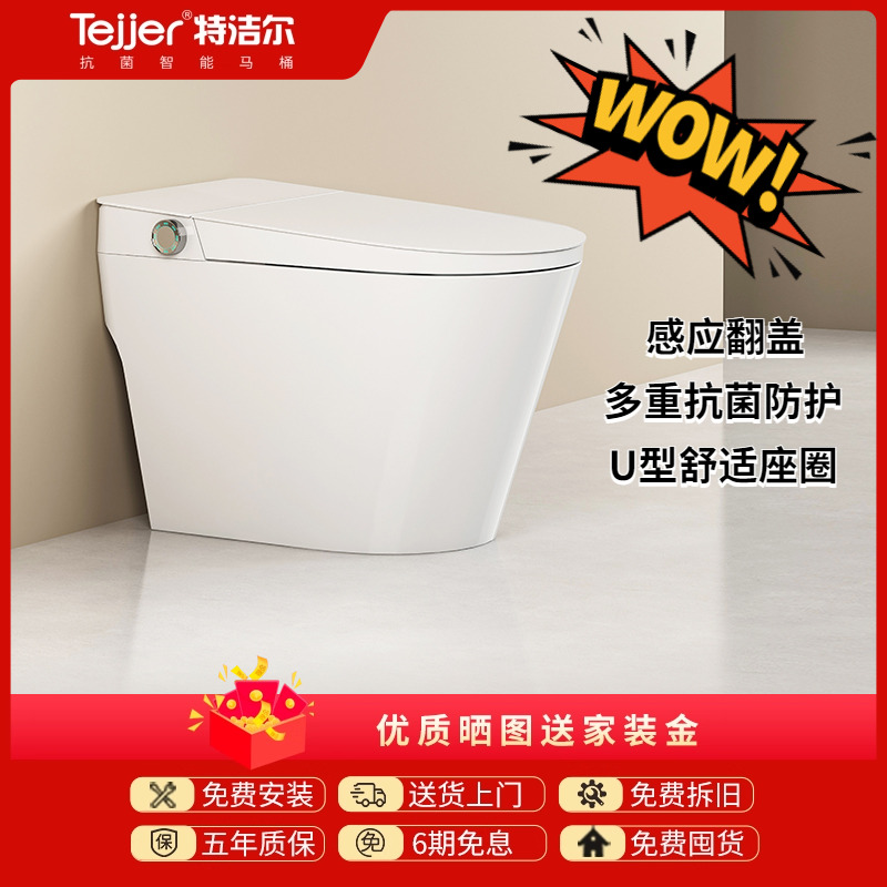 智能马桶特洁尔零水压紫外杀菌