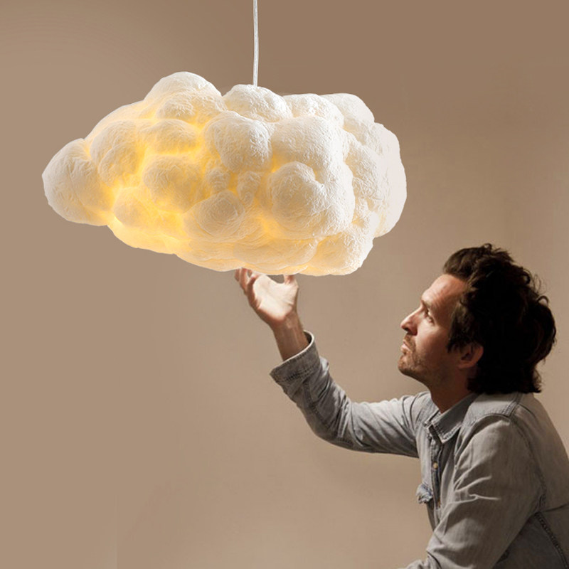 网红店装饰商场云朵灯少女服装店会所吊灯饰艺术卧室白云吊灯