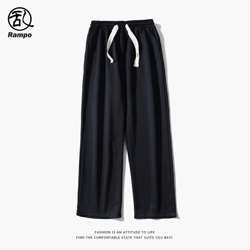 纯色休闲百搭运动长裤