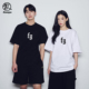 高街FOG情侣休闲纯棉半袖 乱步潮牌字母印花短袖 t恤男女美式 上衣服