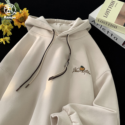 连帽卫衣男款冬季加绒加厚连帽衫