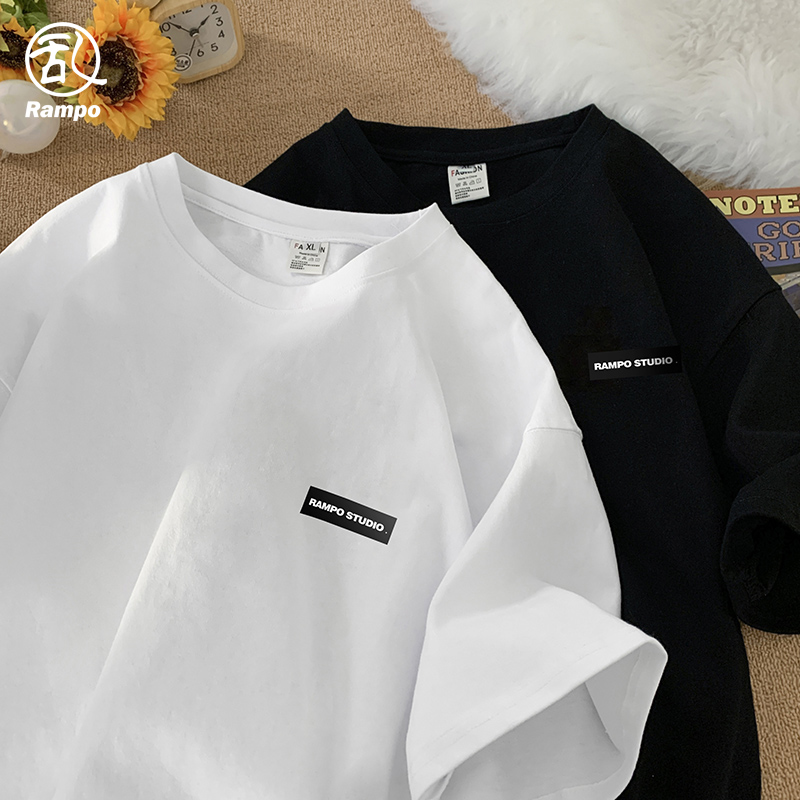 260G纯棉短袖t恤男士夏季ins潮牌