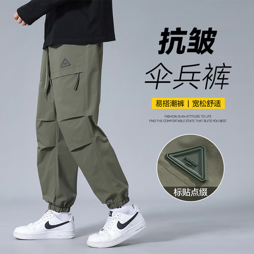 工装裤男生美式高街休闲裤