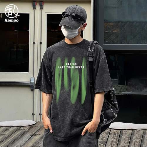240g水洗纯棉短袖t恤休闲打底衫