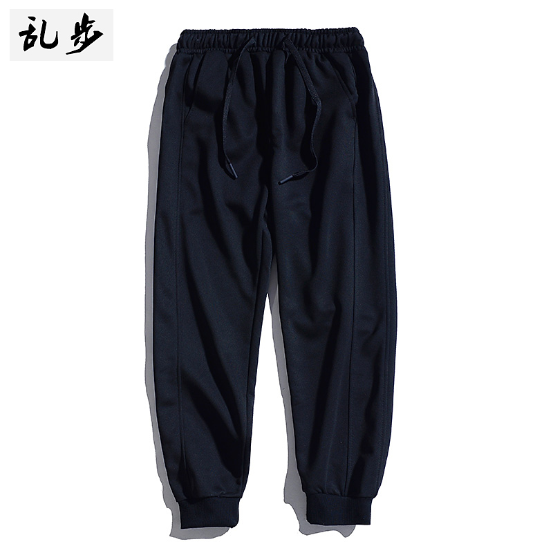 灰色运动卫裤Rampo/乱步宽松