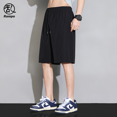 薄款速干五分裤冰丝运动篮球短裤