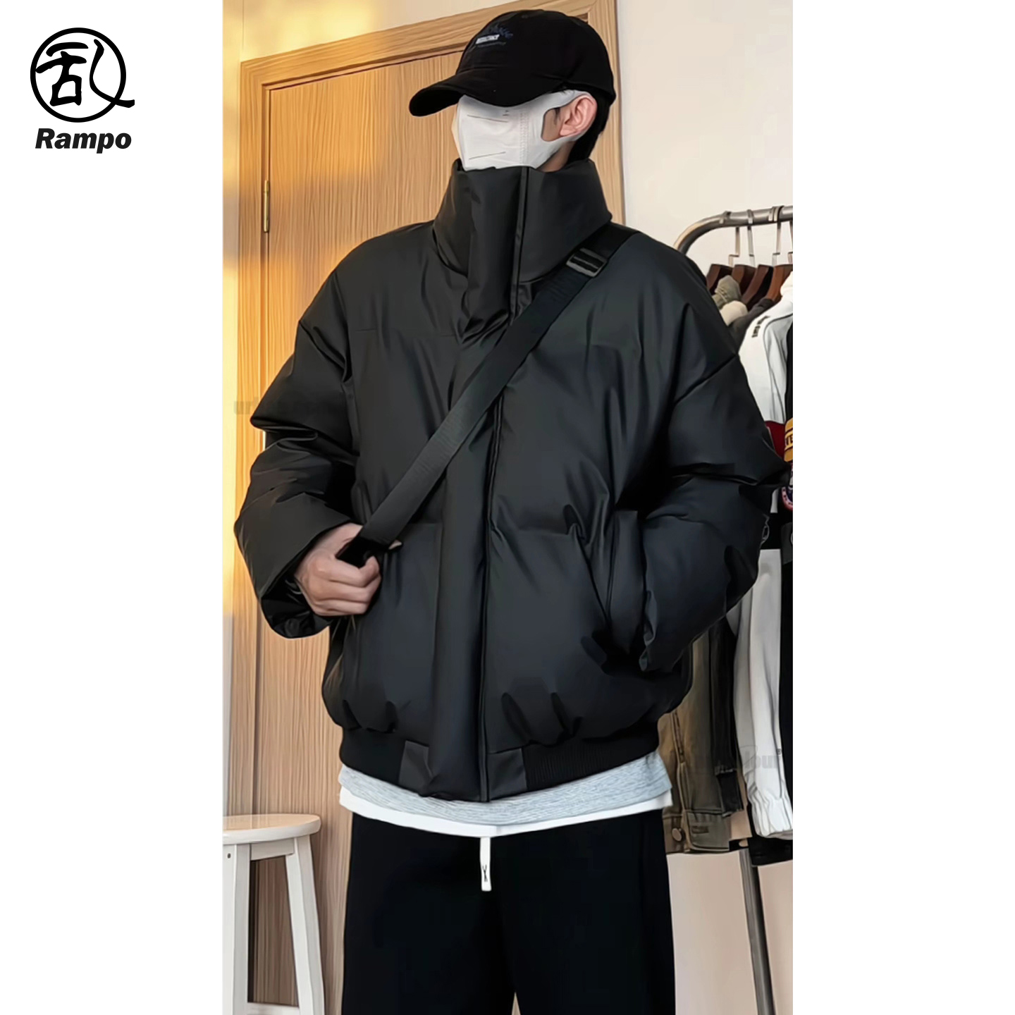 2025冬季立领棉服男加厚保暖潮流宽松多色可选立体口袋休闲外套潮