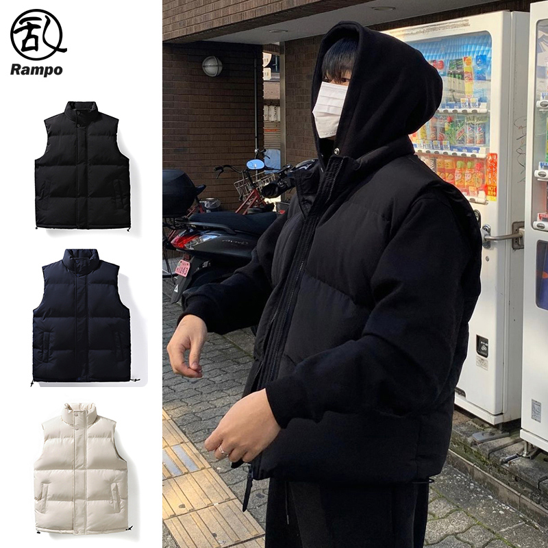 冬季棉马甲美式休闲坎肩无袖马夹