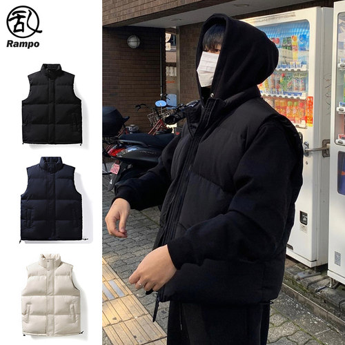 冬季棉马甲美式休闲坎肩无袖马夹