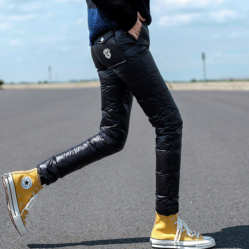 羽绒裤女外穿冬季高腰加厚白鸭绒修身显瘦保暖中老年直筒大码棉裤在类目 女装/女士精品, 裤子, 棉裤/羽绒裤中 - 来自Buy2taobao.com提供专业的淘宝代购服务