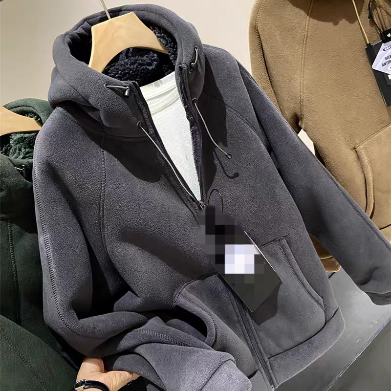 清仓！重磅900克！超保暖双面摇粒绒连帽卫衣 错过不再有