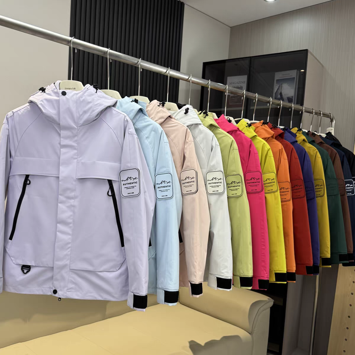 【高端定制面料】线下399!户外三防冲锋衣摇粒绒内胆男女同款