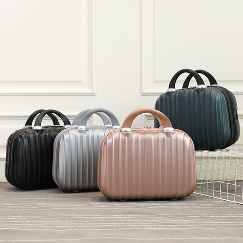 Портативный чемодан, портативная коробка, косметичка, маленькая система хранения для путешествий, коробочка для хранения, 14 дюймов, 12 дюймов