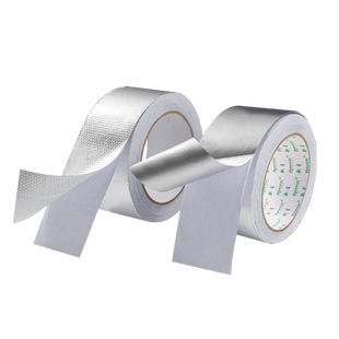 加厚耐高温铝箔胶带水管密封防水油烟机排烟管道补漏胶布厨房补锅铝锡纸玻纤家用热水器自粘防水防晒隔热铝箔