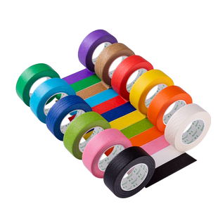 彩色美纹纸胶带不残胶刷墙装潢美缝遮蔽喷漆圣诞儿童早教手工贴纸无痕分色地标线红黑蓝色diy标识美术生专用