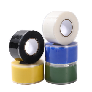 硅橡胶自粘带高压绝缘阻燃自融胶带强力防水补漏水管胶堵漏高粘度超强彩色10KV电工暖气片修复PVC水管止水胶