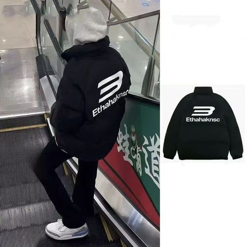 羽绒棉服男女款冬季学生立领面包服宽松棉袄潮流ins加厚情侣外套