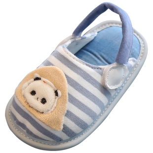 地板鞋婴儿拖鞋一岁半2软底防滑宝宝室内鞋婴幼儿小拖鞋春秋男童3