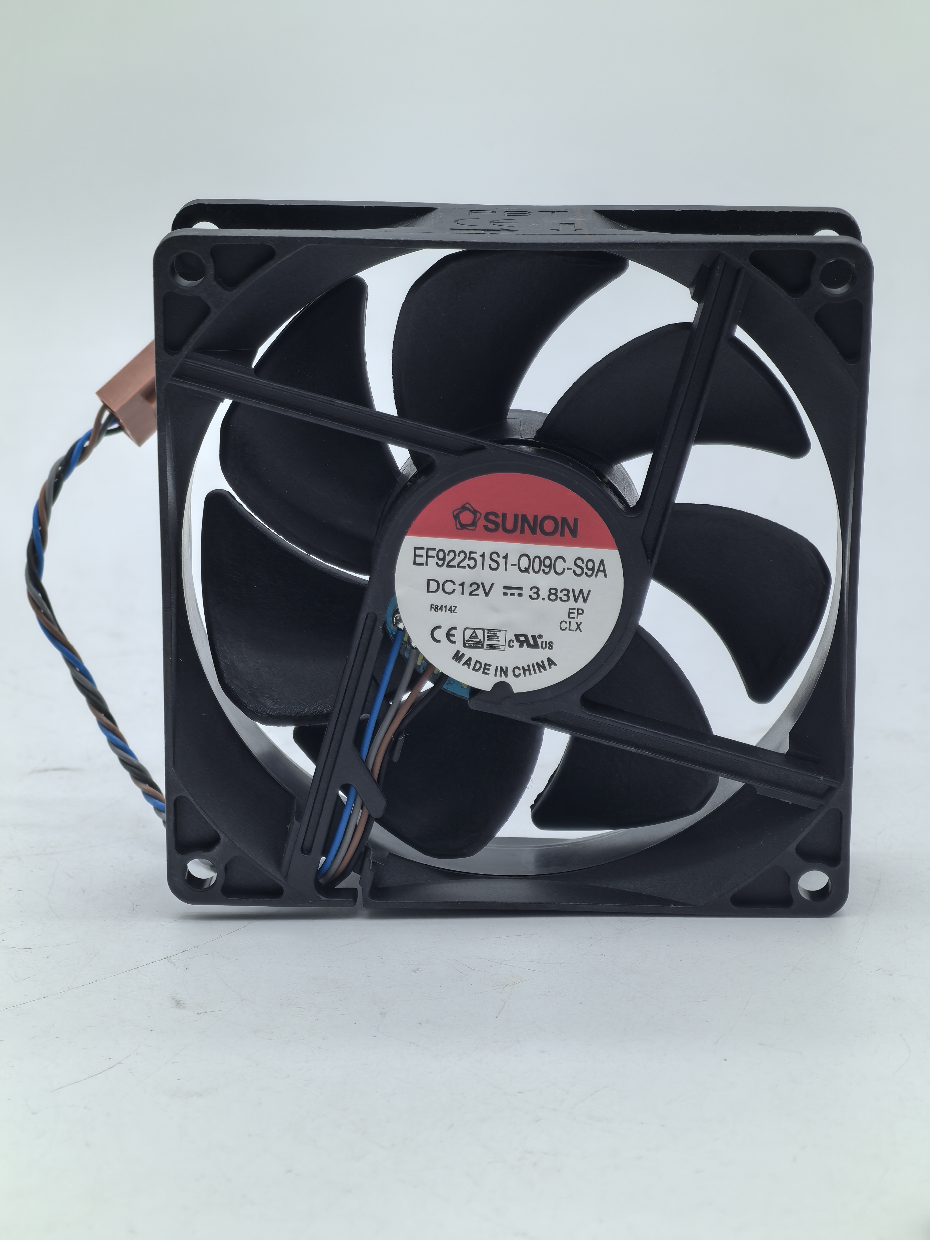 建准原装EF92251S1-Q09C-S9A 9225 12V 3.83W机箱散热风扇4线调速