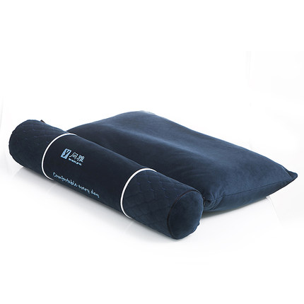 颈椎枕 圆形糖果枕单人成人颈椎护颈枕 圆枕头竹炭硬圆柱保健枕芯