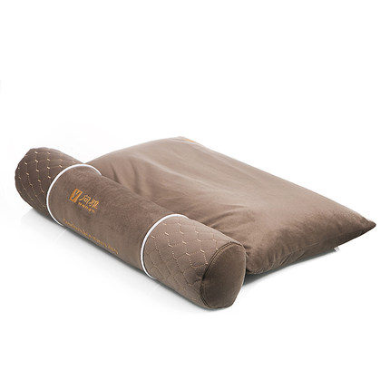 颈椎枕 圆形糖果枕单人成人颈椎护颈枕 圆枕头竹炭硬圆柱保健枕芯