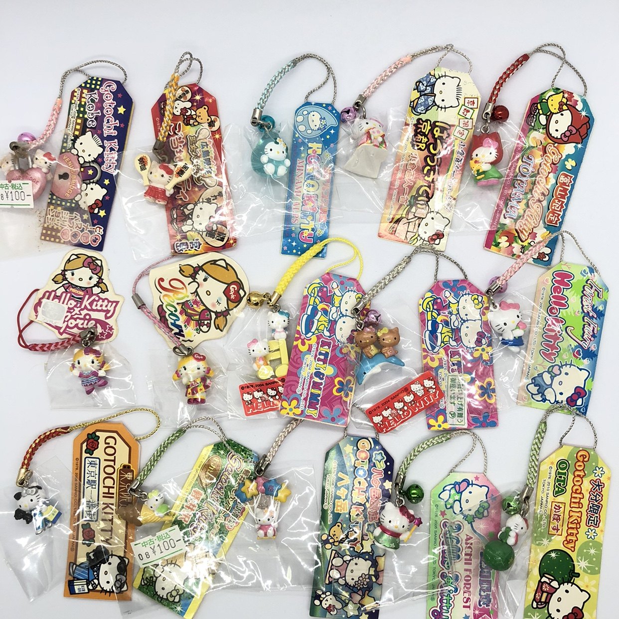 hello kitty地域限定挂件/手机链/摆件mimmy海豚音符小女孩郁金香