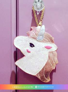 现货  正品SKINNYDIP独角兽unicorn珠光零钱包硬币包卡包带链条