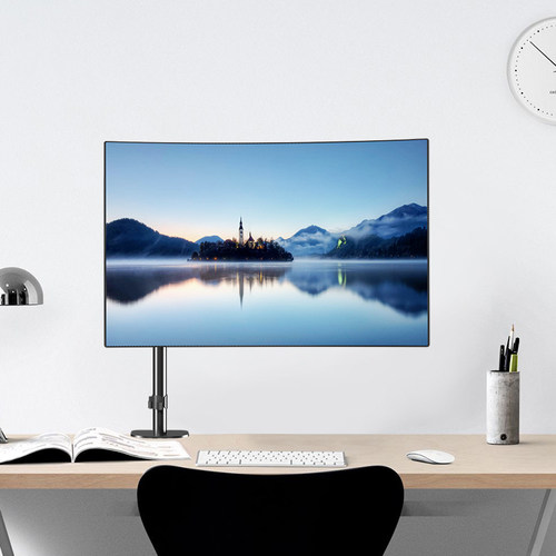 加高立柱自由悬停显示器支架