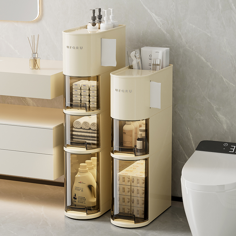 卫生间浴室抽屉式夹缝收纳柜