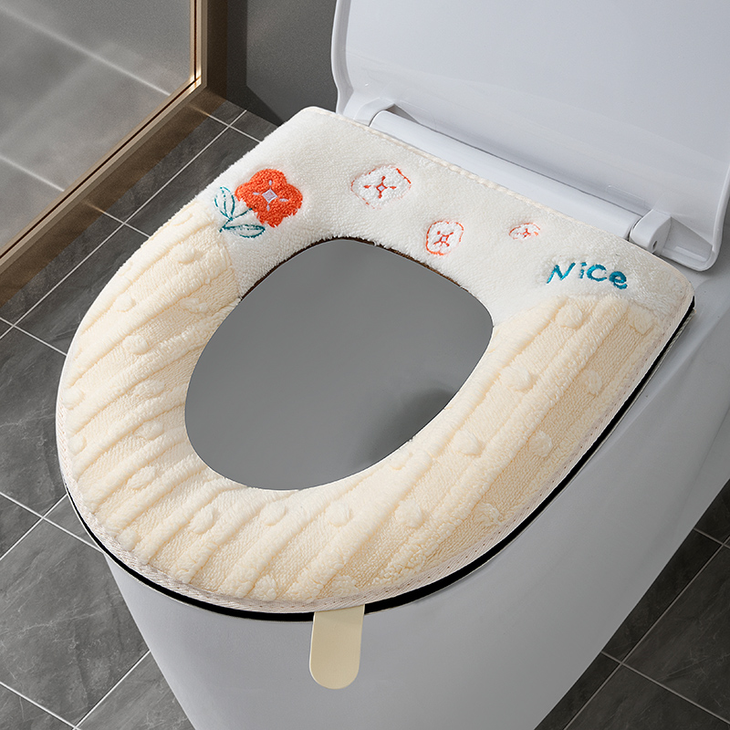 马桶坐垫冬季可爱加厚家用