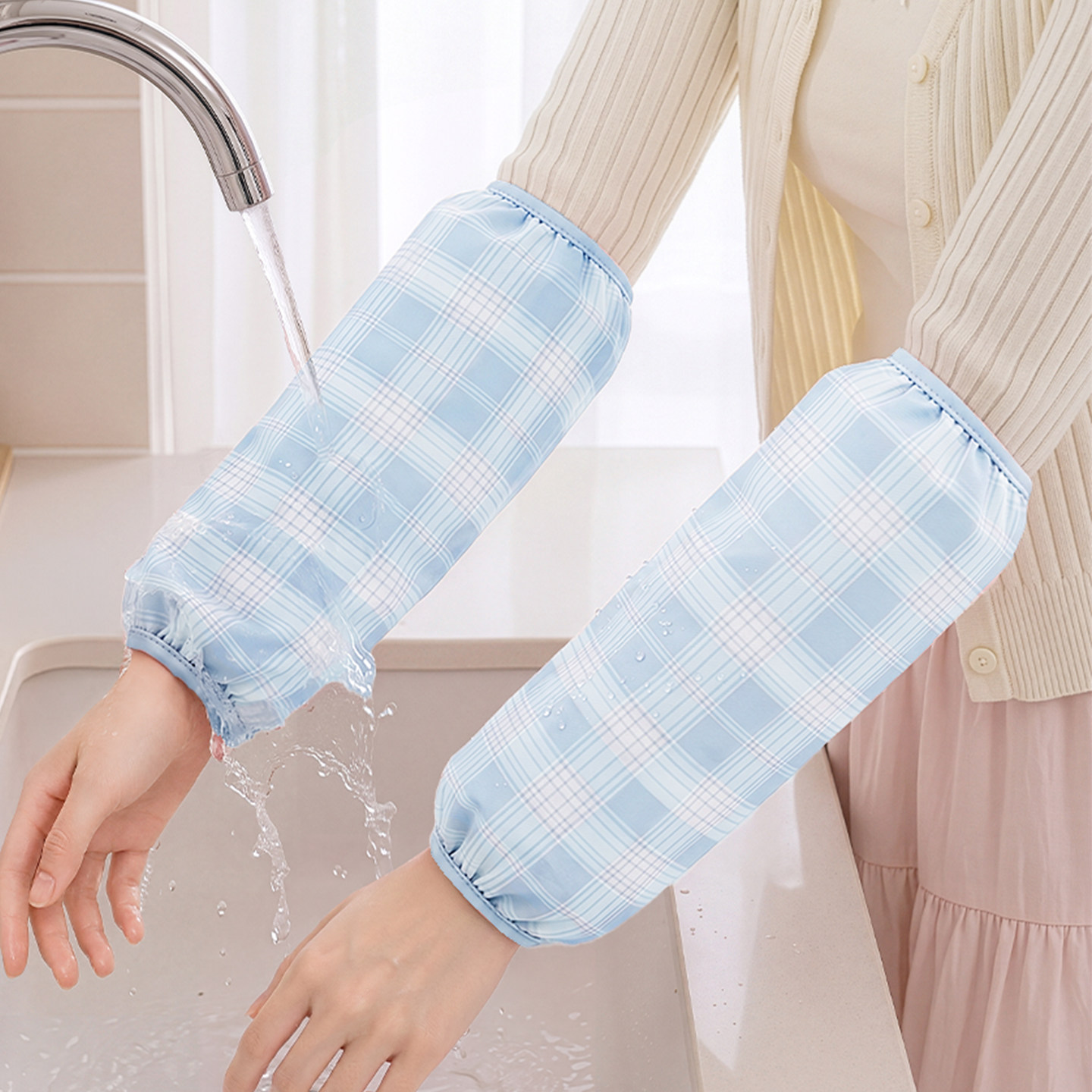 2026新款防水防油羽绒服袖套耐脏