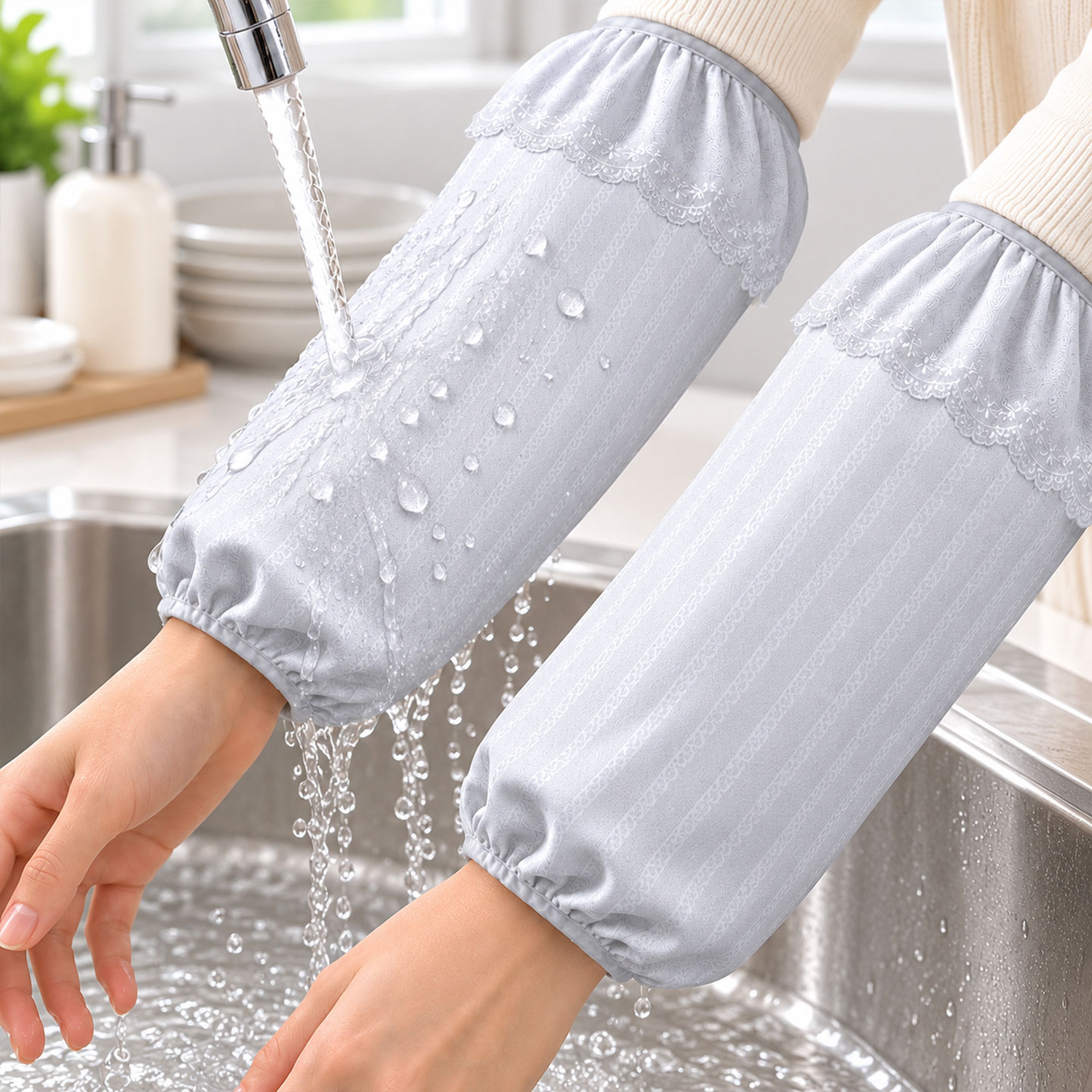 2026新款防水防油羽绒服袖套耐脏