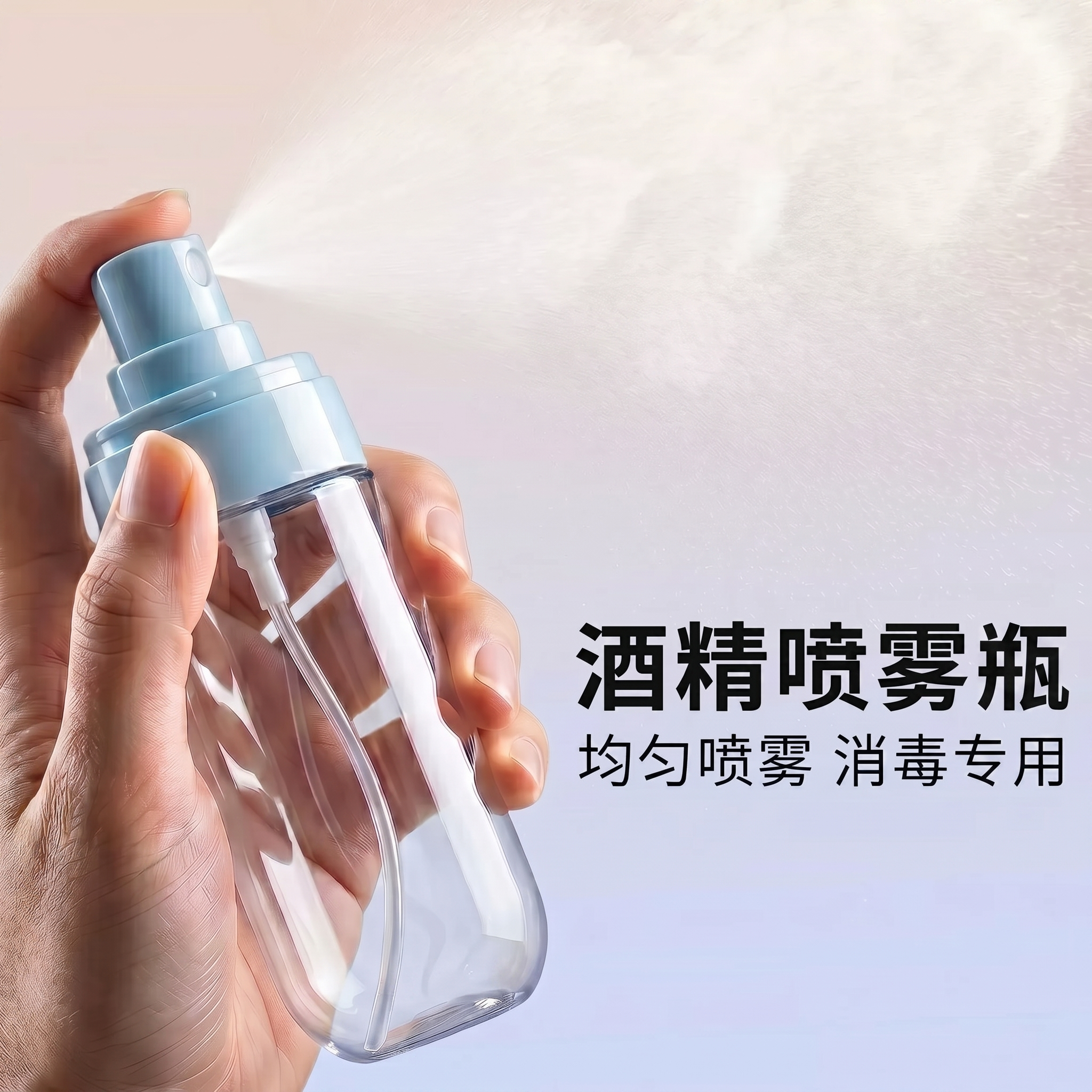 酒精喷雾瓶小型喷壶超细雾纳米分装瓶清洁消毒专用雾化小喷瓶空瓶