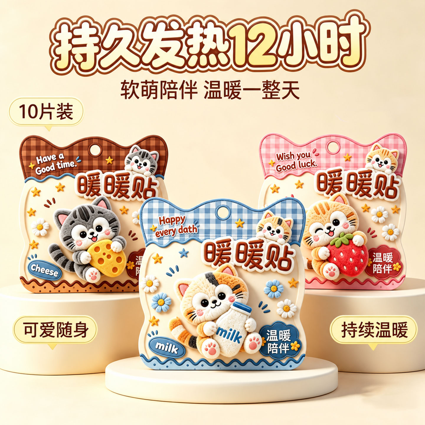 暖宝宝持久发热暖而不烫长续航