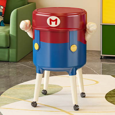 家用垃圾桶带轮子新款大容量